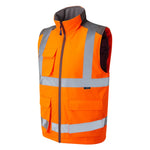 Leo Torrington EcoViz Bodywarmer in orange