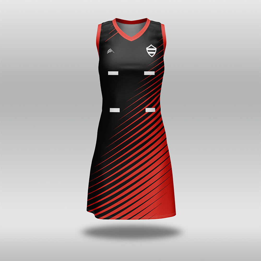 Sublimated Netball Dress Style 7 – Buccaneer Group