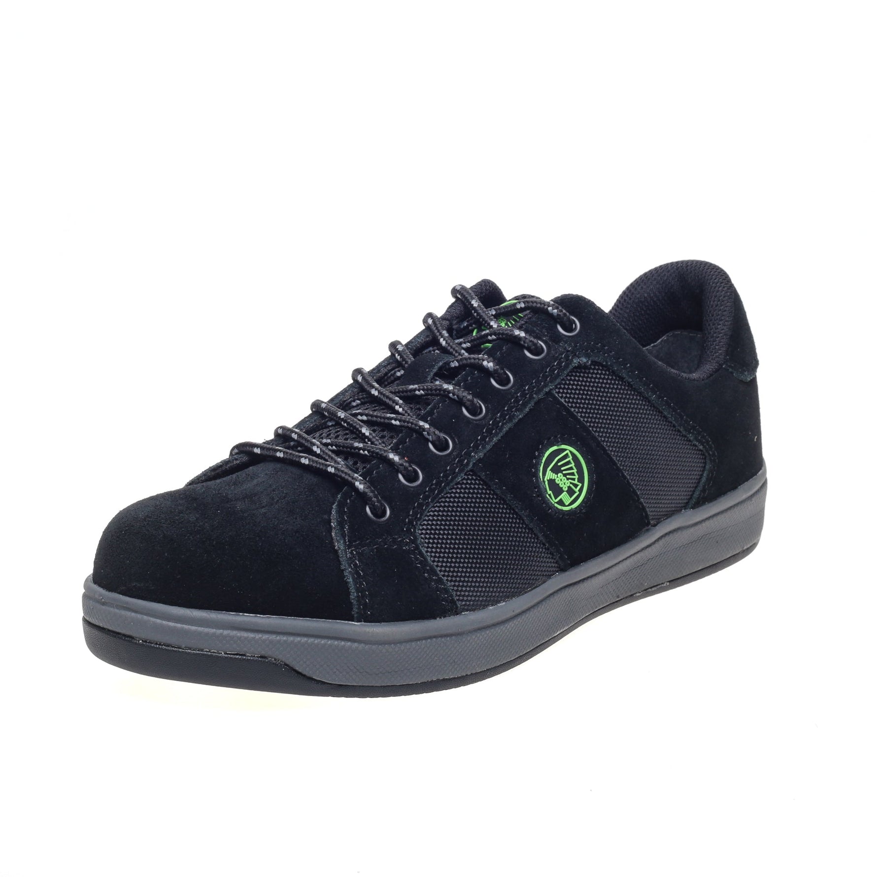 Apache Ranger waterproof boots in black with a lace-up design and rubber sole.
