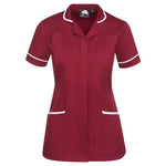 8600 Florence Ladies Tunic  Maroon/White
