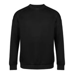 front view of Kinetic Sports Crew Neck Tech Top Black