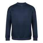front view of Kinetic Sports Crew Neck Tech Top Navy