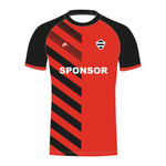 Diagonal Stripes Sublimated Football Shirt Style 2