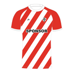 Diagonal Stripes Sublimated Football Shirt Style 8