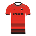 Hooped Sublimated Football Shirt Style 11