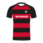 Hooped Sublimated Football Shirt Style 3