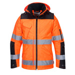 Hi-Vis 3-in-1 Contrast Winter Pro Jacket orange / black