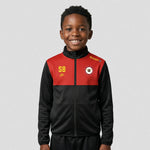 model wearing Frodsham JFC EVO Track Top – Junior