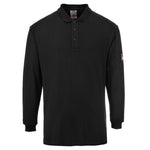 Portwest - Flame Resistant Anti-Static Long Sleeve Polo Shirt