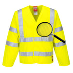 FR85 Yellow Hi vis antistatic safety vest