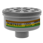 Portwest - ABEK2 Gas Filter Universal Thread (Pk4)