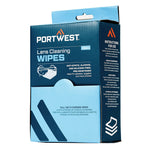 Portwest - Lens Cleaning Wipes (100 towelettes)