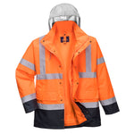 Portwest - Hi-Vis 4-in-1 Contrast Traffic Jacket