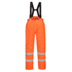 Portwest - Bizflame Rain Lined Hi-Vis Antistatic FR Trousers in orange