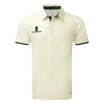 Stuart Surridge ERGO Short Sleeve Cricket Shirt with green trim