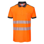 Portwest - PW3 Hi-Vis Cotton Comfort Polo Shirt S/S