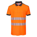 Portwest - PW3 Hi-Vis Cotton Comfort Polo Shirt S/S