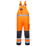 Portwest - Dijon Hi-Vis Contrast Work Bib and Brace