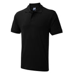 Mens Active Cotton Poloshirt UC114 black
