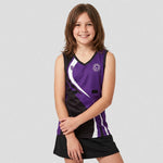 junior model wearing Appleton Netball Club Vest - Junior