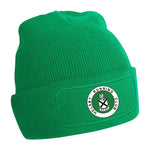 Helsby Running Club Patch Beanie kelly green