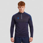 Stuart Surridge 1/4 Zip Dual Performance Top - Navy