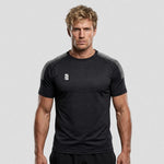 Stuart Surridge Dual Gym T-Shirt - Black Melange