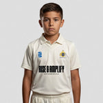 model wearing Northwich Cricket Club Sleeveless Sweater - Junior