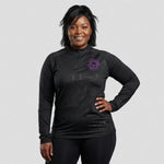 mode wearing unisex fit Appleton Netball Club 1/4 Zip Top - Adult