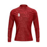 Stuart Surridge Impact 1/4 Zip Performance Top - Red - Ladies