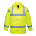 High Visibilty Traffic Jacket S460 yellow front view