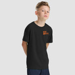 Model wearing the Winsford ASC Team T-Shirt – Junior (Black)