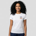 model wearing Cheshire Stars Umpire T-Shirt - Adult