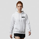 model wearing Appleton Netball Club Umpire Hoodie