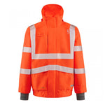Leo Dartmoor EcoViz Breathable Bomber Jacket in Orange