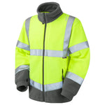Hartland Leo EcoViz Fleece Jacket in Yellow