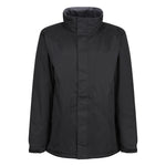 front view of Regatta RG051 (TRA361) Beaufort Waterproof Insulated Jacket black