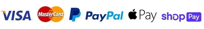 List of cards you can make purchases with such as visa and mastercrad