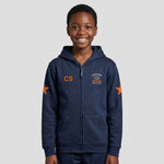 model wearing Cheshire Stars Netball Club Zoodie – Junior