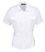 Premier Ladies Short Sleeve Pilot Shirt
