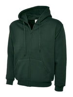 Adults Classic Full Zip Hooded Sweatshirt UC504