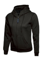 Uneek Ladies Classic Full Zip Hooded Sweatshirt UC505