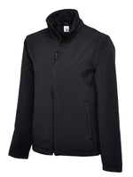 Classic Full Zip Soft Shell Jacket UC612 black