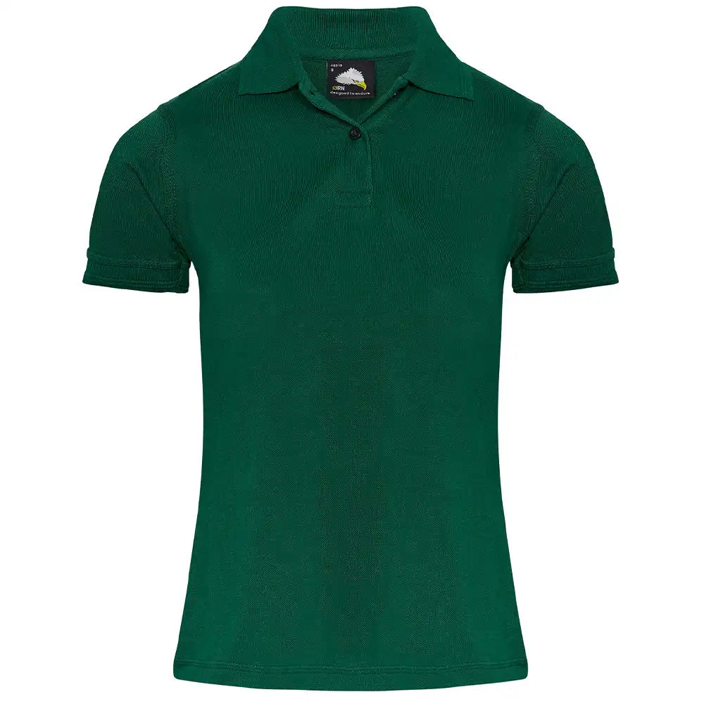 Orn Ladies Eagle Polo Shirt - Bottle Green