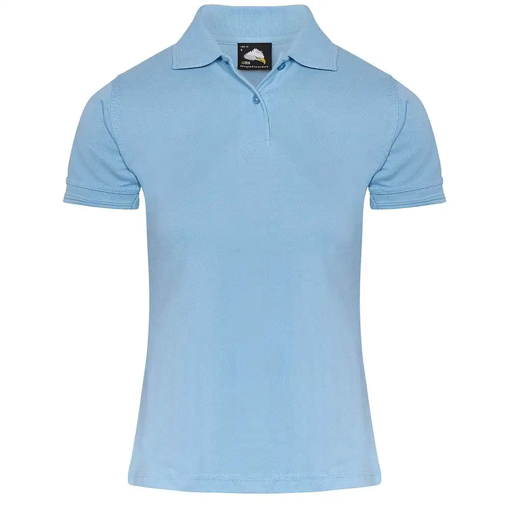 Orn Ladies Eagle Polo Shirt 1160 - Sky Blue
