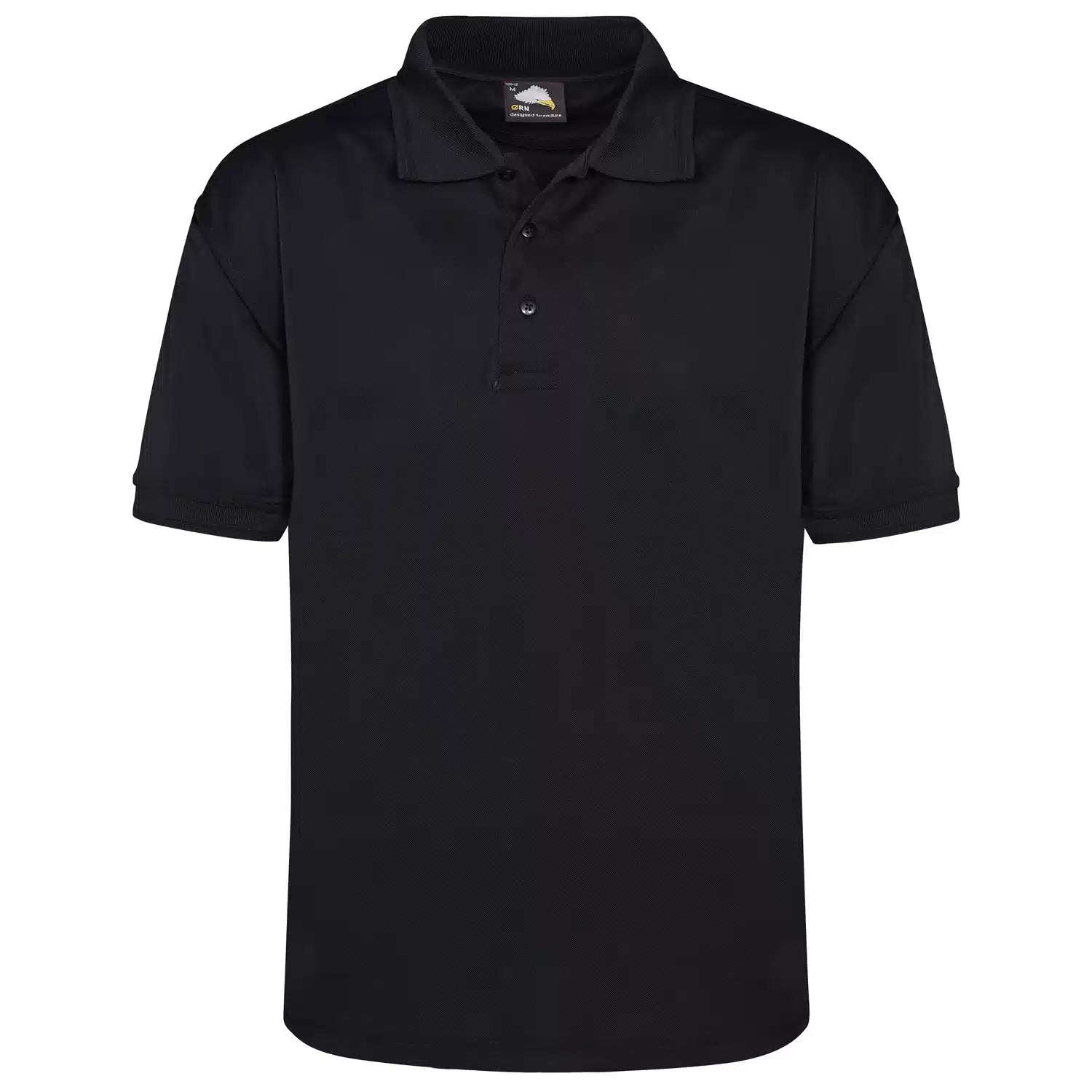 The Orn Oriole Wicking Polo Shirt 1190 in Black