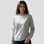 Model wearing the Orn Kite Sweatshirt 1250 in Ash