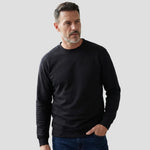 Model wearing the Orn Kite Sweatshirt 1250 in Black