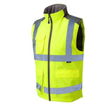 Leo Torrington EcoViz Bodywarmer in yellow