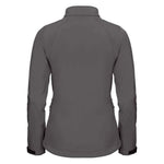 Titanium back view of Russell Ladies Soft Shell Jacket